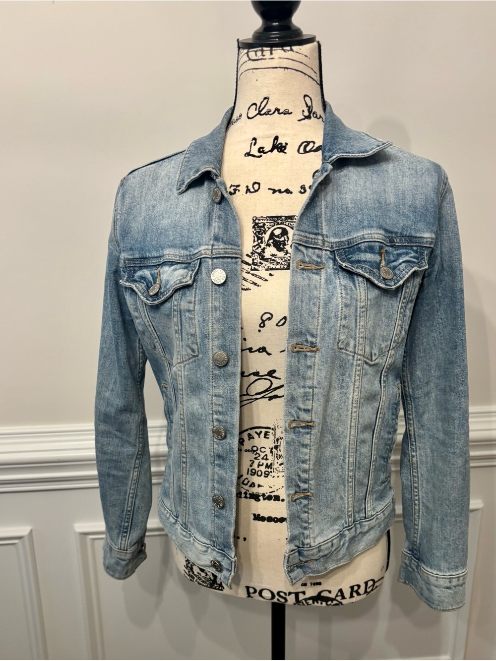 Lucky Brand Light Blue Denim Jean Jacket
